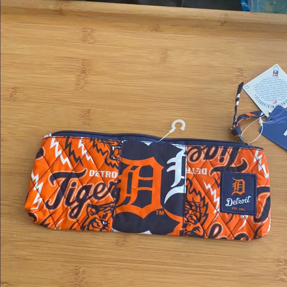 MLB Detroit Tigers Fabric Pencil Case